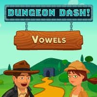 Adventure Man Dungeon Dash - Vowels