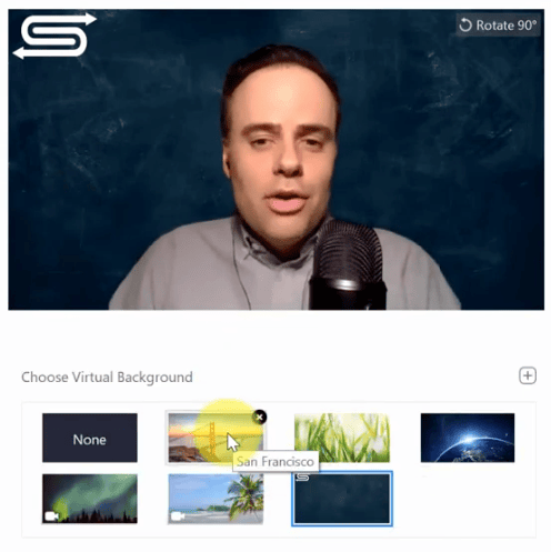 Photos: Best Virtual Backgrounds for Job Interviews & Onboarding Success