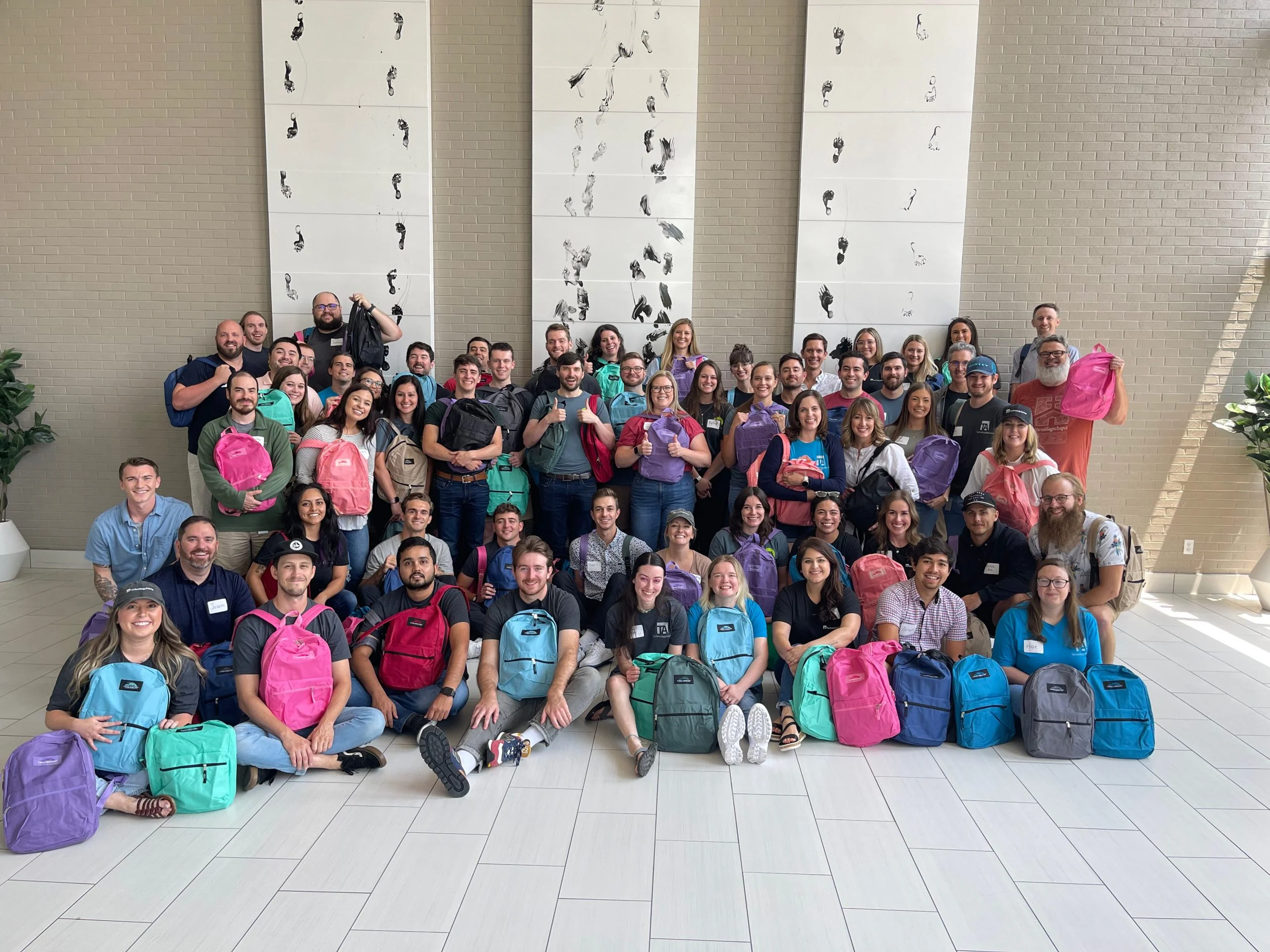 TechnologyAdvice team volunteering with Youth Villages