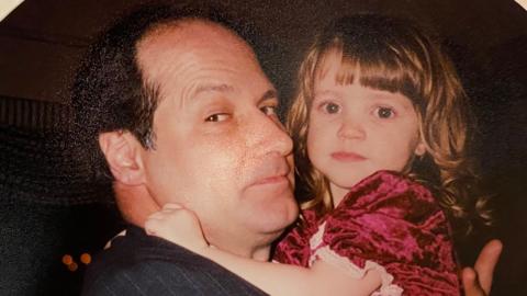 Juliette Scauso and her dad, firefighter Dennis Scauso