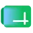 Google Sheets 로고로, 초록색 스프레드시트 안에 흰색 그리드가 있습니다.